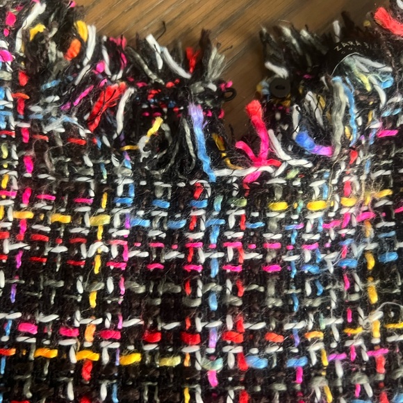 COPY - Zara Multicolor Tweed Top and Skirt co-ord Matching Set - Picture 6 of 7